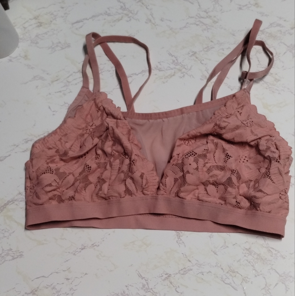 Pink Lace Bralette